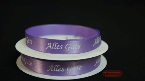 Bild von Band 25m/ 15mm, Alles Gute, lila
