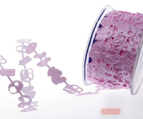 Bild von Band 20m/ 17mm, Baby Sort. klebend, h'rosa