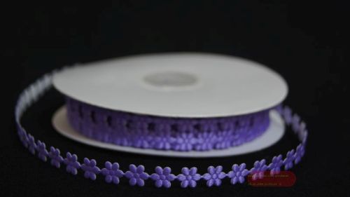 Bild von Band 25m/ 10mm, Blüte klebend, lila