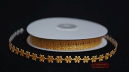 Bild von Band 25m/ 10mm, Blüte klebend, natur