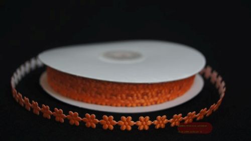 Bild von Band 25m/ 10mm, Blüte klebend, orange