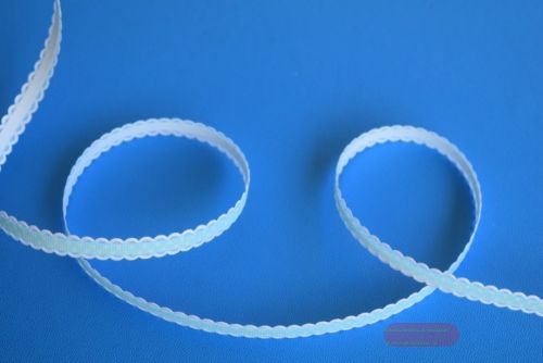 Bild von Band 10y/ 10mm, Pünktchen klebend, h'blau