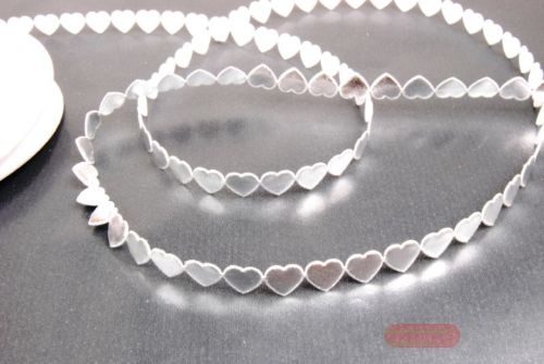 Bild von Band 10y/ 10mm, mini Herz klebend, silber