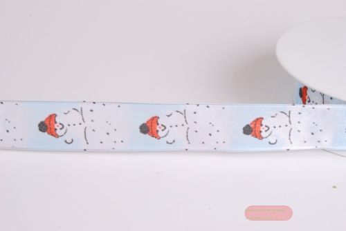 Bild von Band 20m/ 25mm, Schneemann, h'blau