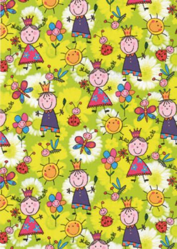 Bild von Bogen 70x 100cm, Königskinder, gelb