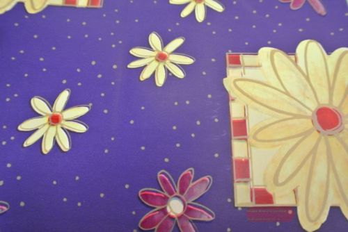 Bild von Bogen 70x 100cm, Gerbera, d'violett