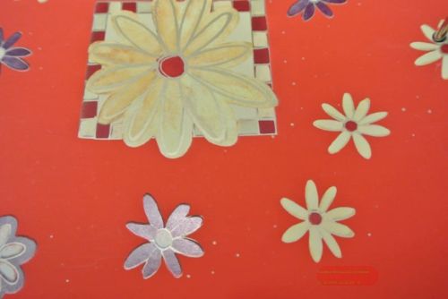 Bild von Bogen 70x 100cm, Gerbera, rot