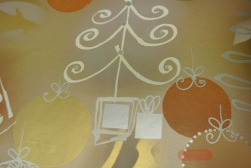 Bild von Bogen 70x 100cm, Baum & Kugel h'braun, Moda