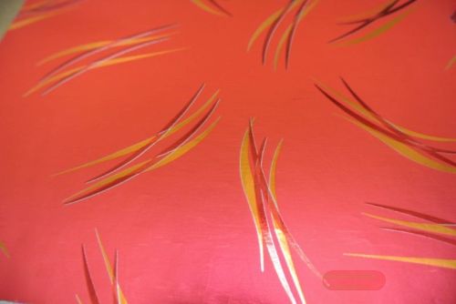 Bild von Bogen 70x 100cm, Schweif, rot met.