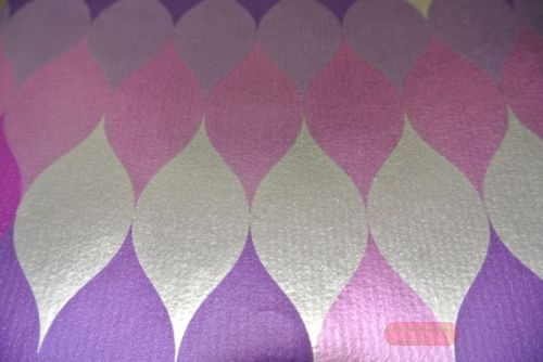 Bild von Bogen 70x 100cm, Raute, lila met.