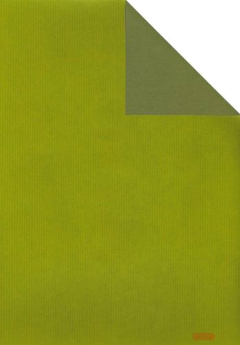 Bild von Bogen 70x 100cm, Uni Duo gerippt, kiwi/moosgrün