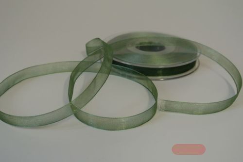 Bild von Band 50m/ 09mm, Organza, d'grün