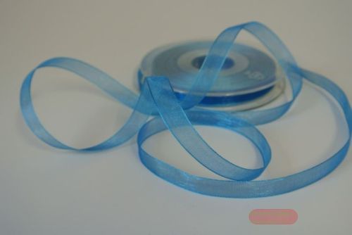 Bild von Band 50m/ 09mm, Organza, blau