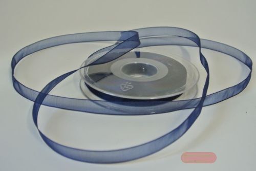 Bild von Band 50m/ 09mm, Organza, royalblau