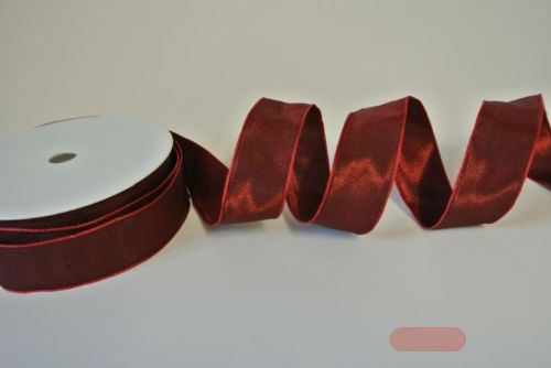 Bild von Band 25m/ 25mm, uni, rubin