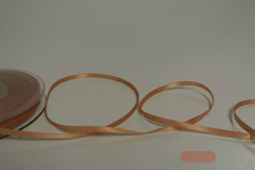 Bild von Band 50m/ 03mm, Double face Satin, h'braun