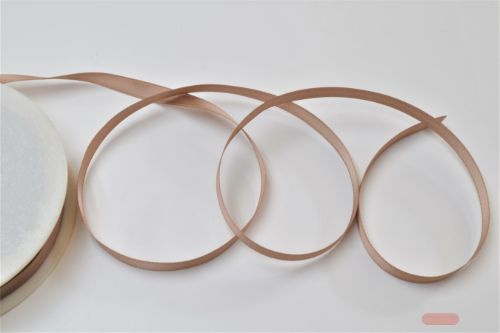 Bild von Band 50m/ 03mm, Double face Satin, leber