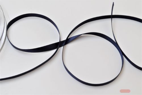 Bild von Band 50m/ 03mm, Double face Satin, navy-blau