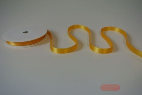 Bild von Band 25m/ 10mm, Double face Satin, d'gelb