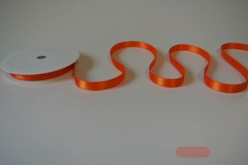 Bild von Band 25m/ 10mm, Double face Satin, orange