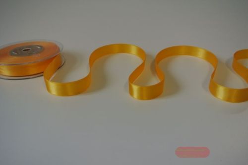 Bild von Band 25m/ 15mm, Double face Satin, d'gelb