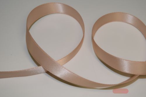 Bild von Band 25m/ 15mm, Double face Satin, lachs