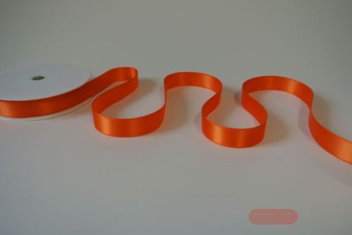Bild von Band 25m/ 15mm, Double face Satin, orange
