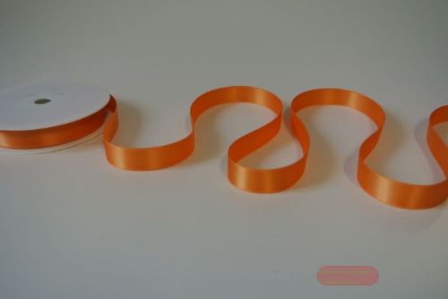 Bild von Band 25m/ 15mm, Double face Satin, mandarin