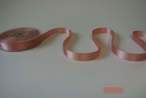 Bild von Band 25m/ 15mm, Double face Satin, lachs