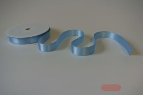 Bild von Band 25m/ 15mm, Double face Satin, lichtblau