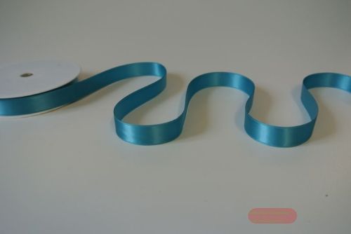 Bild von Band 25m/ 15mm, Double face Satin, türkis