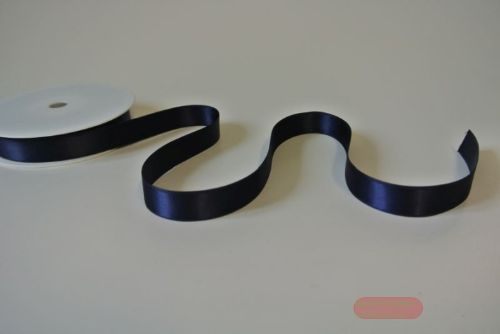 Bild von Band 25m/ 15mm, Double face Satin, navy-blau