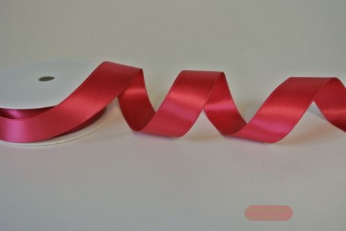 Bild von Band 25m/ 25mm, Double face Satin, brombeer