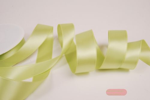 Bild von Band 25m/ 25mm, Double face Satin, h'grün