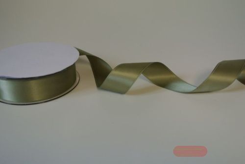 Bild von Band 25m/ 25mm, Double face Satin, kaki