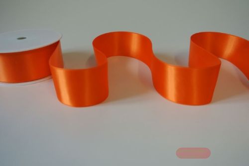 Bild von Band 25m/ 40mm, Double face Satin, orange