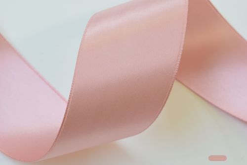 Bild von Band 25m/ 40mm, Double face Satin, lachs