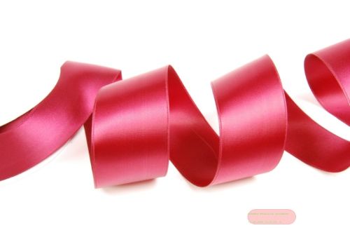 Bild von Band 25m/ 40mm, Double face Satin, bordeaux