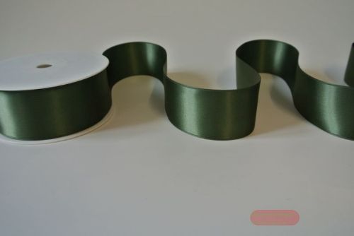 Bild von Band 25m/ 40mm, Double face Satin, olive