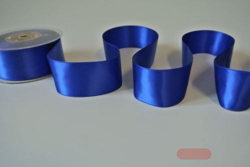 Bild von Band 25m/ 40mm, Double face Satin, nuit-blau