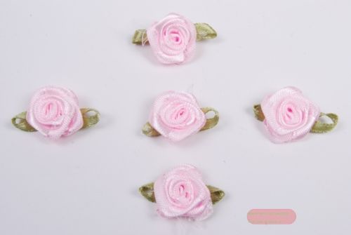 Bild von Satinblüten, 20mm 48 Stk, rosa