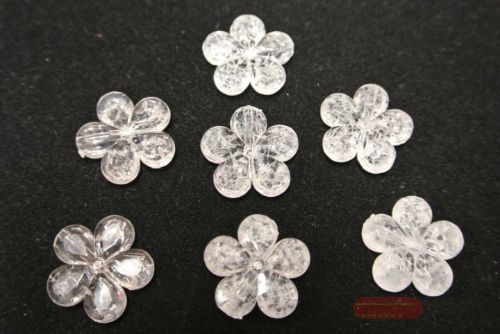 Bild von Deco, Blüte Agryl mit Langloch, klar 01