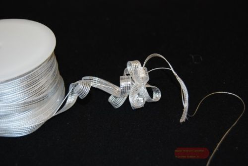 Bild von Susifix 25m/ 7mm, Lurex, weiss/silber