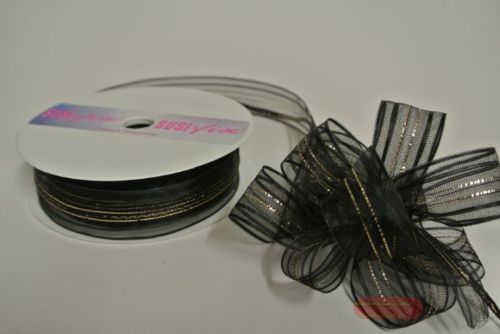 Bild von Susifix 25m/ 25mm, Tüll, schwarz