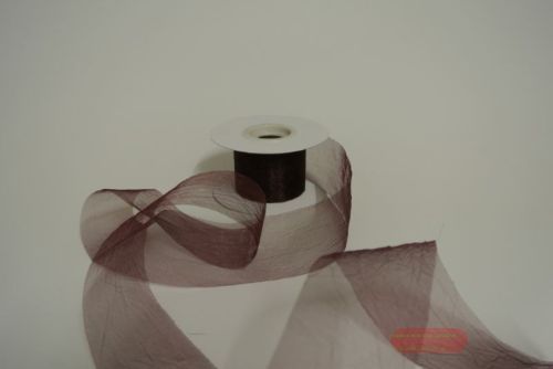 Bild von Band 20m/   50mm, Crash-Organza, bordeaux