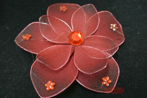 Bild von Deco, Blume 80mm, d'rot