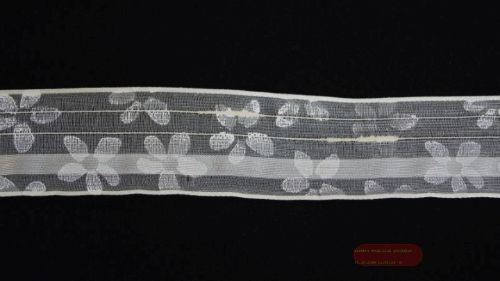 Bild von Band 20m/ 40mm, Spring Flower, ecru