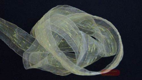 Bild von Band 40mm, Tüll mit Strucktur, pastellgrün