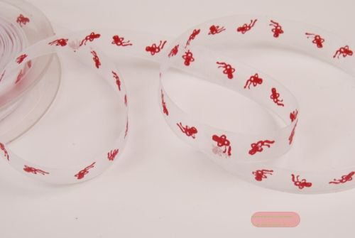 Bild von Band 20m/ 12mm, Schnuller, bordeaux