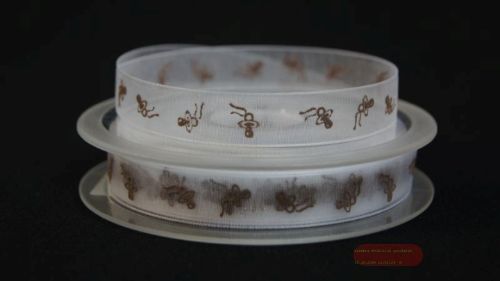 Bild von Band 20m/ 12mm, Schnuller, braun